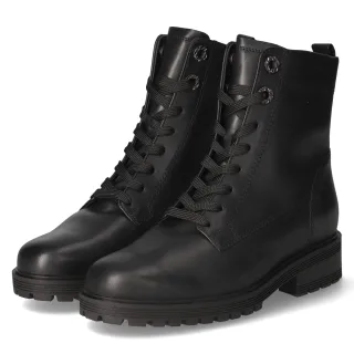 Gabor Schnürstiefeletten  Schwarz - Gr. 38,5 -  Textil