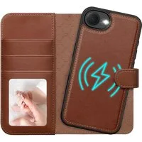 CoolGadget Handyhülle Magnet Book Case für iPhone 17e / iPhone 16e Hülle + Klapphülle 6,1 Zoll, 2in1 abnehmbare magnetische RFID Schutzhülle Kartenfach Fotofenster
