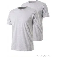 GÖTZBURG T-Shirt (2-tlg) mit Rundhals-Ausschnitt, Premium-Qualität im 2er Pack