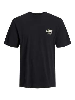 JACK&JONES - JORCASABLANCA BACK TEE SS CREW NECK JNR black - Gr. - 152
