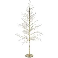 Kunstbaum Dekobaum mit Acryl-Steinchen, I.GE.A., Höhe 60 cm, und Glimmer Weihnachtsbaum Christbaum Weihnachtsdeko