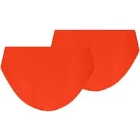 PUMA Slip PUMA WOMEN MICROFIBER BRIEFS 2P (2er Pack) im Mid-Rise Design, mit elastischem Bund