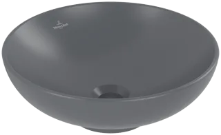 Villeroy & Boch Aufsatzwaschbecken Loop & Friends 4A4 601 420x420x150mm Graphite CeramicPlus, 4A4601 4A4601i4