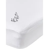 Meyco Baby Spannbettlaken White, Wasserdichte Molton, Gummizug: Rundum, (1 Stück), 60x120cm