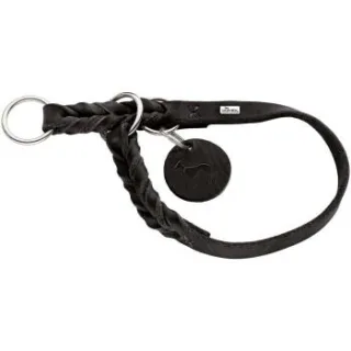 Hunter Dressurhalsung Solid Education schwarz 30 cm