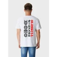 Oldskull T-Shirt Asian Icons Oldskull Graphic mit großem Rückenprint