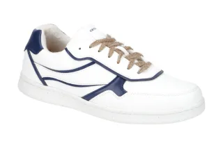 Geox U260LA Warrens Herren Sneakers wei?/blau - leicht und bequem