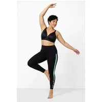 Ulla Popken Leggings Funktionsleggings Seitenstreifen High Waist