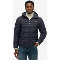 Superdry Steppjacke Hooded Fuji Lite Jacket slim fit Form, mit Kapuze