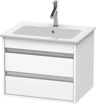 Duravit Ketho Waschtischunterbau wandhängend Weiß Matt 600x475x480 mm - KT642801818 KT642801818