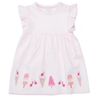 STACCATO - Md.-Kleid light rose struc. - Gr. - 86