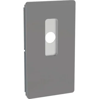 Geberit Serviceöffnung für Wandarmaturen Monolith Sanitärmodul für Waschtisch Glas umbra, 242703SQ1 242703SQ1