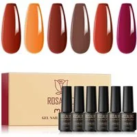KINSI Nagellack-Set Starter Gel-Nagellack Set mit 6 Farben – Ideal für Anfänger, Perfekte Geschenkidee
