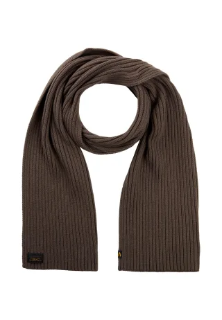 camel active - Schal aus Baumwoll-Mix dark brown - Gr. - OS