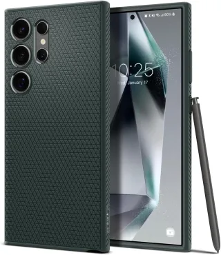 Spigen Liquid Air Hülle [für Samsung Galaxy S24 Ultra] grün