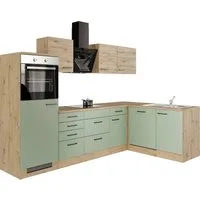 Flex-Well Küche Cara, mit und ohne E-Geräten erhältlich, Gesamtbreite 280x170 cm