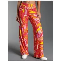 Trigema Jerseyhose TRIGEMA Leichte Hose mit Allover-Muster "Aloha" (1-tlg)