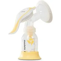 MEDELA Handmilchpumpe Harmony Flex, 2-tlg., 1x Handmilchpumpe, mit 150 ml Flasche - für zuhause und unterwegs