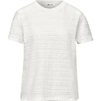 STREET ONE Kurzarmshirt mit Rundhals aus Spitze