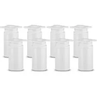sossai® Möbelfuß Runde Schrankfüße, 4er & 8er Set, höhenverstellbar, (8-St), Farbe: Weiß