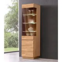 Home affaire Vitrine Höhe 184 cm, Türen aus Massivholz, mit Glaseinsatz