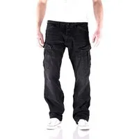 Big Seven Cargojeans Big Seven Brian Antic Black Cargo Herren Jeans Hose