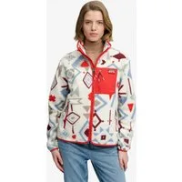 Superdry Fleecejacke OUTDOOR PRINTED ZIP FLEECE Slim Fit, mit Stehkragen