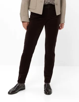 Brax Damen Five-Pocket-Hose Style SHAKIRA BRUNETTE, dunkelbraun, Gr. 48K