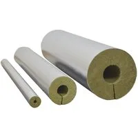 Scorprotect® Steinwolle Rohrisolierung Steinwolle alukaschiert mit Gitterummantelung 100% EnEV