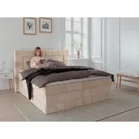 OTTO home Boxbett PHILLIPA inkl. Bettkasten, wahlweise mit LED-Leuchten, Breite: 180cm, inkl. Kaltschaum-Topper, in verschiedenen Farben erhältlich