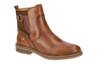 Pikolinos Damen Stiefelette W8J-8604C1 brandy ALDAYA Blockabsatz Braun