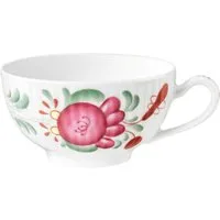 Seltmann Weiden Tasse Amina Ostfriesenrose, 1-tlg., Porzellan, Teetasse aus Porzellan mit Relief
