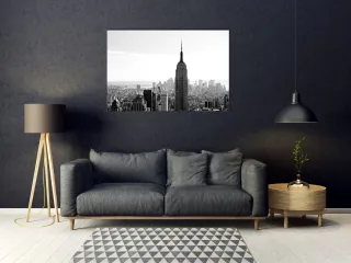 queence Acrylglasbild "Elgin" Amerika  Bilder von Amerika  Foto  Schwarz-Weiß  Stadt 1 Stk. tlg. Fine Art-Print in Galeriequalität