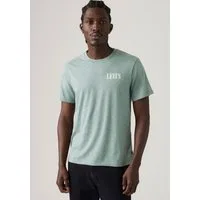 Levi's® T-Shirt GRAPHIC CREWNECK TEE Melierter Feinstrick, pflegeleichter Materialmix