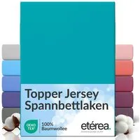 etérea Himmlische Qualität Spannbettlaken etérea Comfort Jersey Topper Spannbettlaken, Jersey, Gummizug: rundum, (1 Stück)
