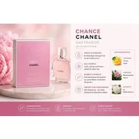CHANEL Eau de Toilette Chanel Chance Eau Fraiche Eau de Toilette, Glasflakon