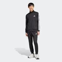adidas Sportswear Trainingsanzug 3-STREIFEN FRENCH TERRY (2-tlg), zweiteiliges Set, aus French-Terry-Material, mit Rippdetails