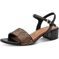 MARCO TOZZI Sandalette Blockabsatz, Sommerschuh, Riemchensandale mit verstellbarer Schnalle