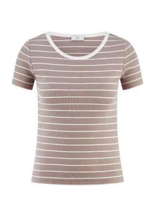 RIANI - JERSEY 1/2 Arm affogato patterned - Gr. - 36