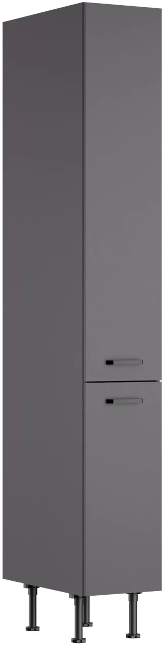 KOCHSTATION Apothekerschrank "KS-Paula" 30 cm breit, 211 cm hoch, mit 2 Auszügen, 5 Ablagen
