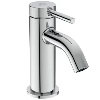 Ideal Standard Ceraline Nuovo Waschtisch-Armatur BD958AA Ausldung 90 mm, mit Push-Open Ventil, Chrom