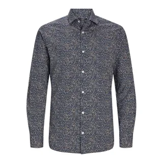 Jack And Jones - Hemd für Herren, Schmal, Langärmlig (Nachthimmel)