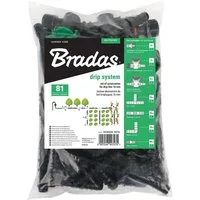 Bradas Bewässerungssystem Bewässerungsarmatur-Set Tropfbewässerung 16mm 81tlg Tropfschlauch