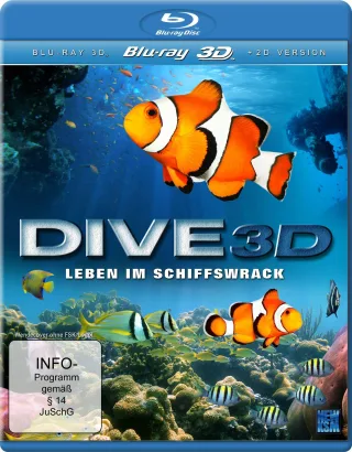 Dive 3D - Leben im Schiffswrack (3D Version inkl. 2D Version & 3D Lenticular Card) [3D Blu-ray]