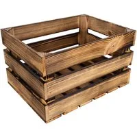 Creative Deco Holzkiste Kiste Holz Deko Holzkiste, Obstkiste Weinkisten Apfelkiste