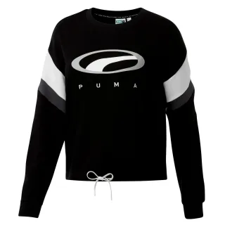 Puma 90S Womens Crewneck Sweatshirt Grafiklogo Jumper 579401 01