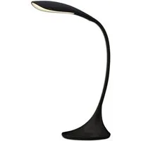 näve LED Tischleuchte Alf, Dimmfunktion, mehrere Helligkeitsstufen, LED fest integriert, Warmweiß, Dimmbar, incl. Trafo, Toufunktion, schwarz, Höhe flexibel bis 37,5cm