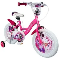 BERLIN BIKE Kinderfahrrad Linda 16 Zoll Fahrrad für Mädchen, 1 Gang, Spielerisch Balance und Motorik fördern