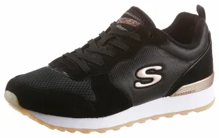 Skechers Sneaker "OG 85 - GOLDN GURL" Schnürschuh, Original-Retro-Jogginschuh mit Air-Cooled Memory Foam