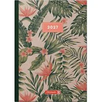 Baier & Schneider Taschenkalender BRUNNEN 1079515017 Buchkalender Mod. 795 2027 "Tropical" A5, Papier